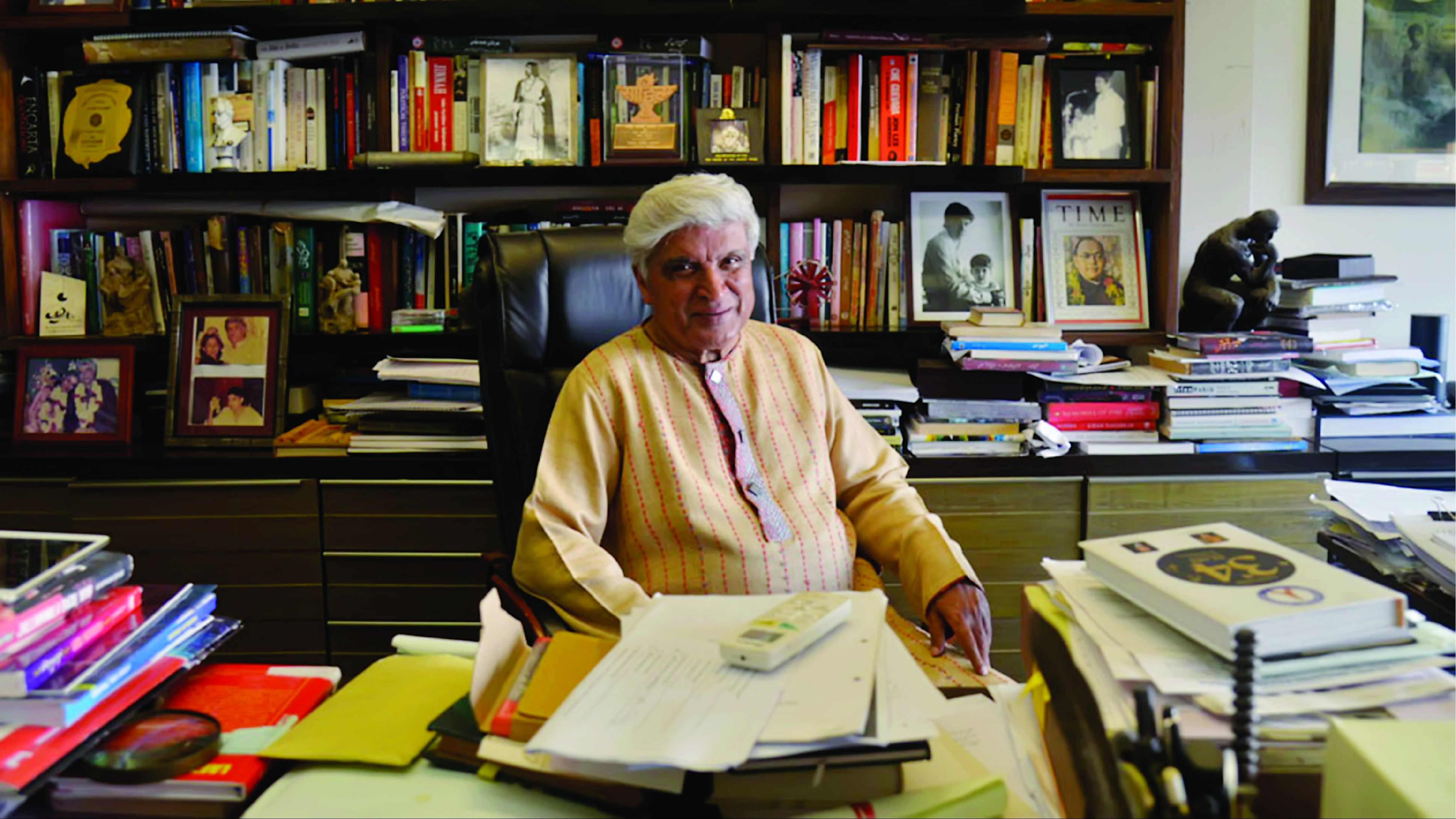 <div class="paragraphs"><p>Javed Akhtar in his study.</p></div>